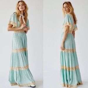 NWT Spell & The Gypsy Maxi Dress in seafoam
